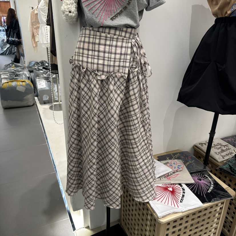 A.CES韓國直郵女裝新品時尚職業人氣真品25春夏推薦熱賣長裙A.CES長裙