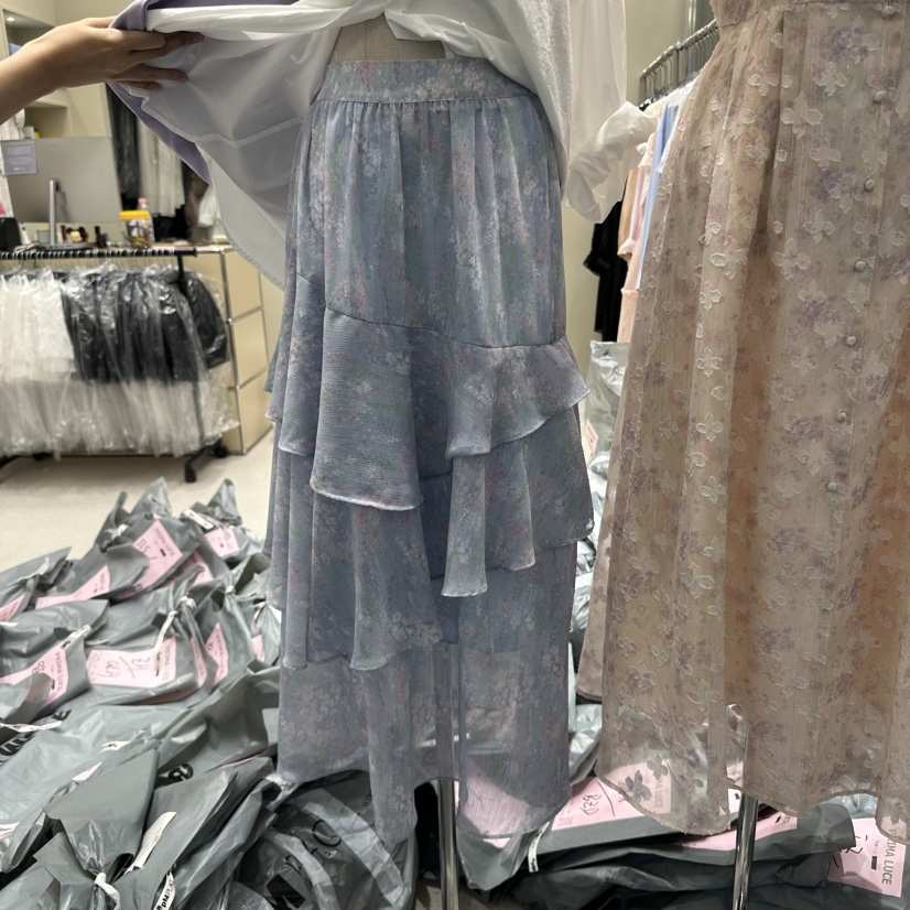 PRIMA LUCE東大門代購女士新品推薦休閑25春夏真品人氣長裙CHARLOTTE長裙