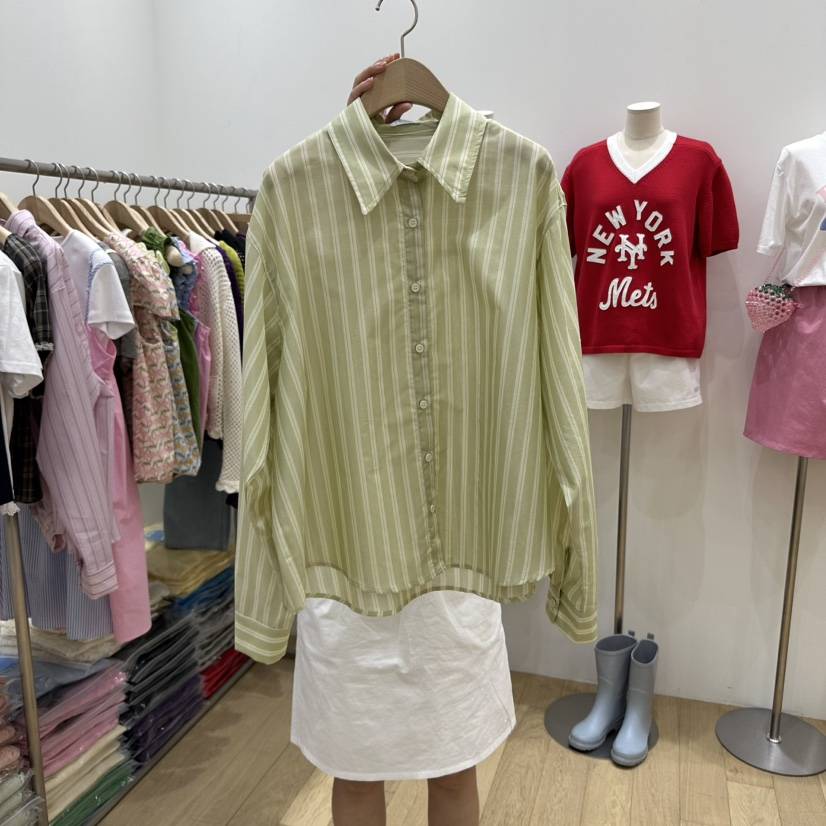 FURE東大門實拍女士新品休閑真品熱賣時尚25春夏襯衫蕾絲衫FURE襯衫/蕾絲衫