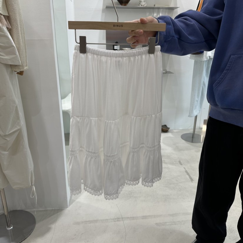 BINUS東大門實拍女裝新品真品休閑職業推薦25春夏半身裙中短裙BINUS半身裙/中短裙