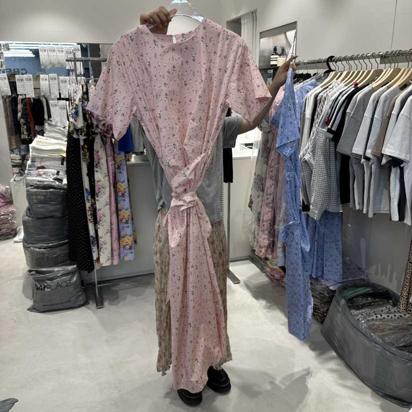 COMBO東大門實拍女士新品熱賣職業25春夏時尚推薦休閑連衣裙COM_BO連衣裙
