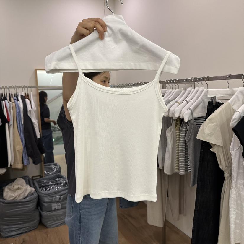 AGO東大門代購女士新品時尚推薦熱賣人氣25春夏吊帶背心刺繡AGO吊帶/背心