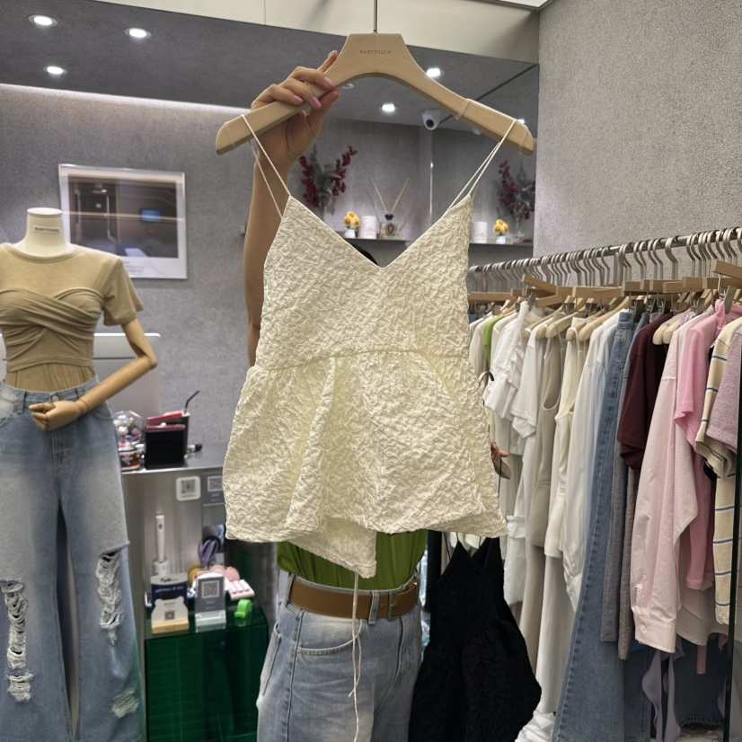 BABYTOUCH東大門代購女士新品25春夏時尚熱賣真品人氣吊帶背心BABYTOUCH吊帶/背心