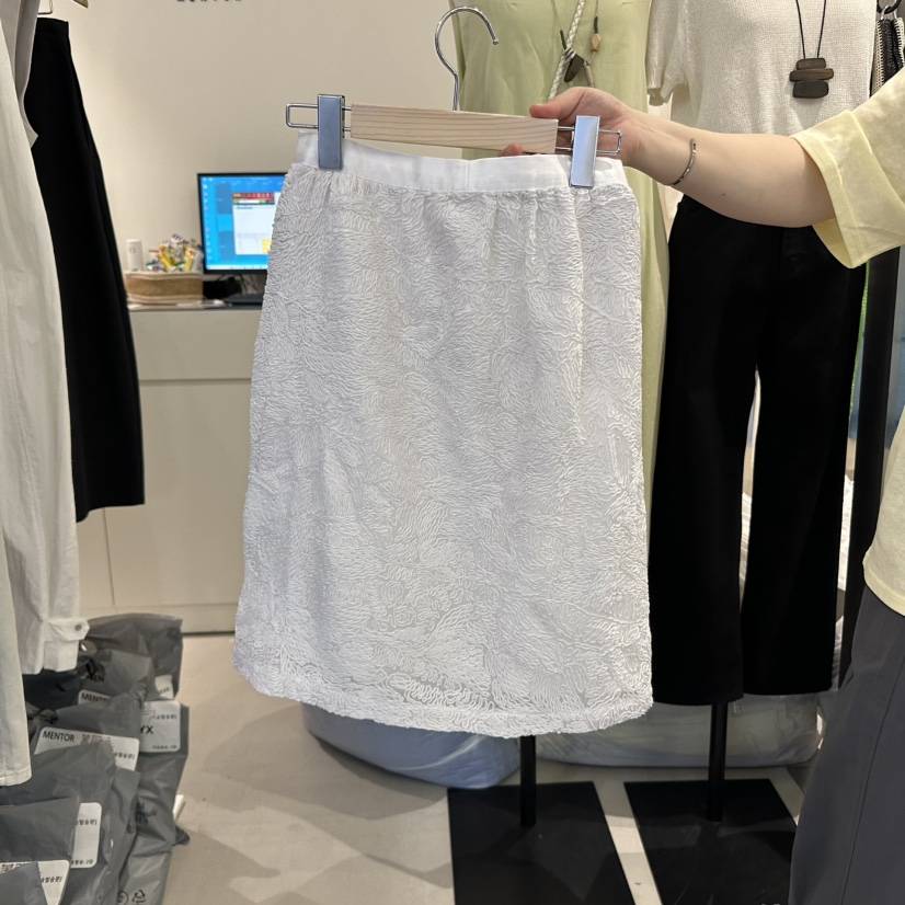 MENTOR韓國直郵女裝新品休閑人氣職業推薦25春夏半身裙中短裙MENTOR半身裙/中短裙