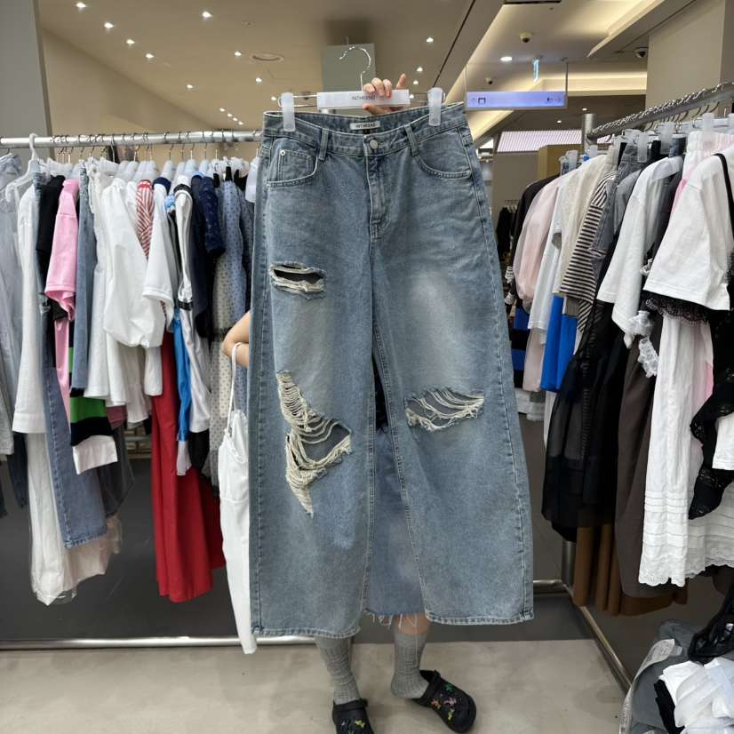 INTHEEND東大門直郵女裝新品真品休閑職業人氣時尚牛仔褲復古INTHEEND牛仔褲