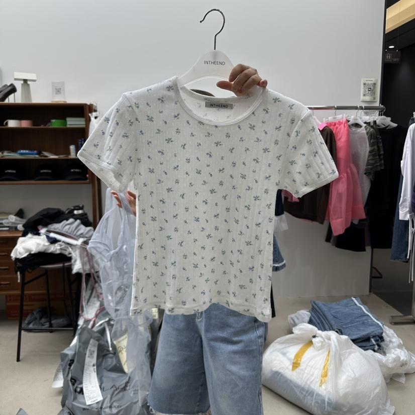 INTHEEND東大門實拍女士新品職業25春夏休閑真品推薦熱賣T恤INTHEENDT恤