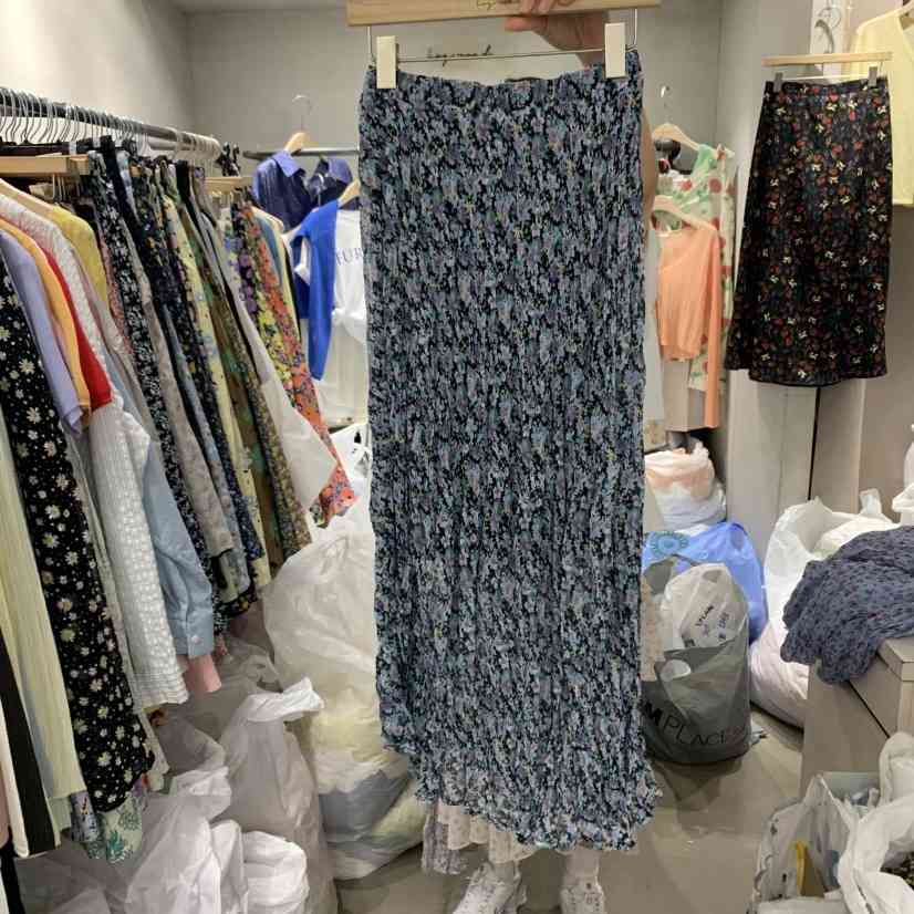 LOGROAD東大門實拍女裝新品職業休閑真品25春夏時尚熱賣長裙LOG ROAD長裙