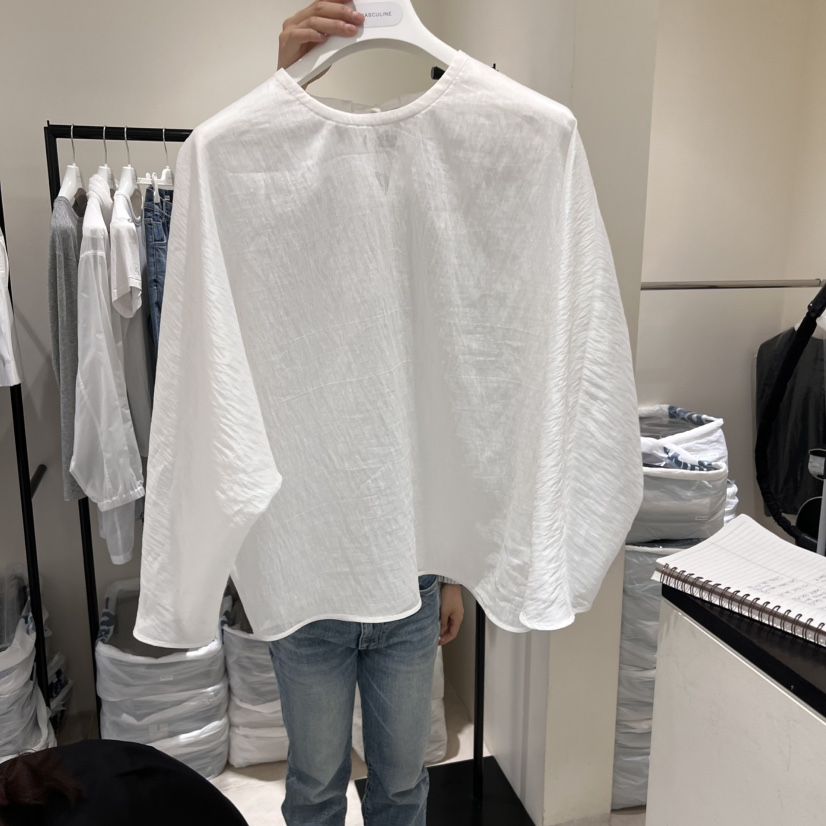 MASCULINE韓國代購女士新品熱賣時尚25春夏真品休閑襯衫蕾絲衫MASCULINE襯衫/蕾絲衫