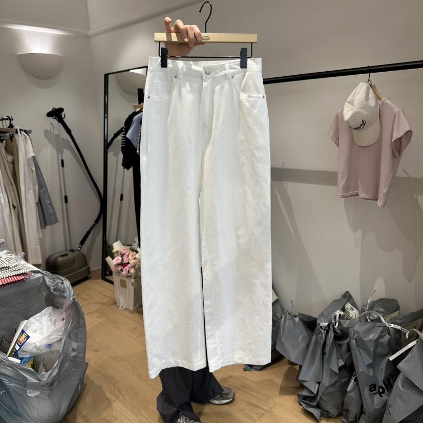 aube nunt韓國代購女士新品25春夏真品人氣熱賣時尚休閑褲aube nunt休閑褲
