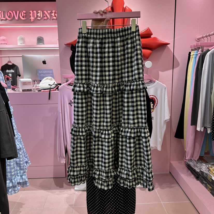 LOVE PINK東大門實拍女士新款時尚真品職業推薦休閑熱賣長裙LOVE PINK長裙