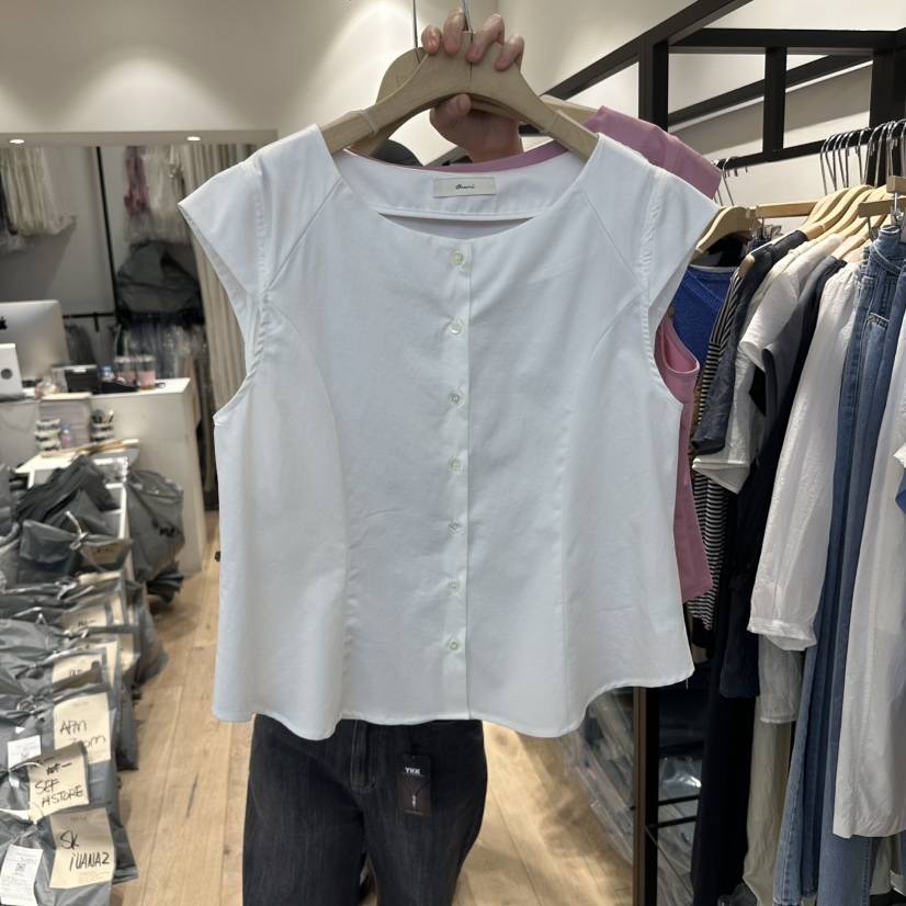 BRUNI/RICOTTA東大門實拍女裝新品人氣時尚職業推薦休閑馬甲BRUNI/RICOTTA馬甲