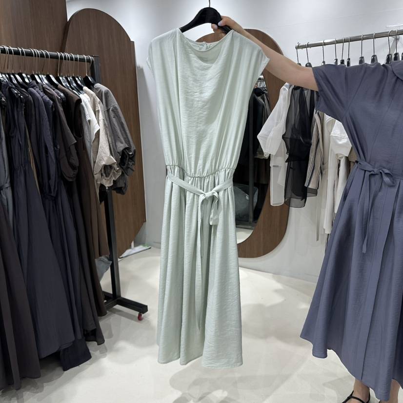 ANDYOUEDITION東大門直郵女裝新品真品推薦休閑連衣裙含腰繩ANDYOUEDITION連衣裙