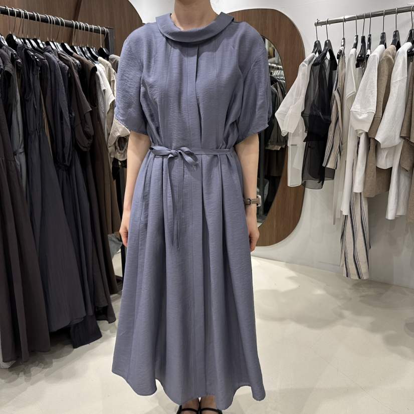 ANDYOUEDITION東大門實拍女士新品25春夏時尚職業連衣裙含腰繩ANDYOUEDITION連衣裙