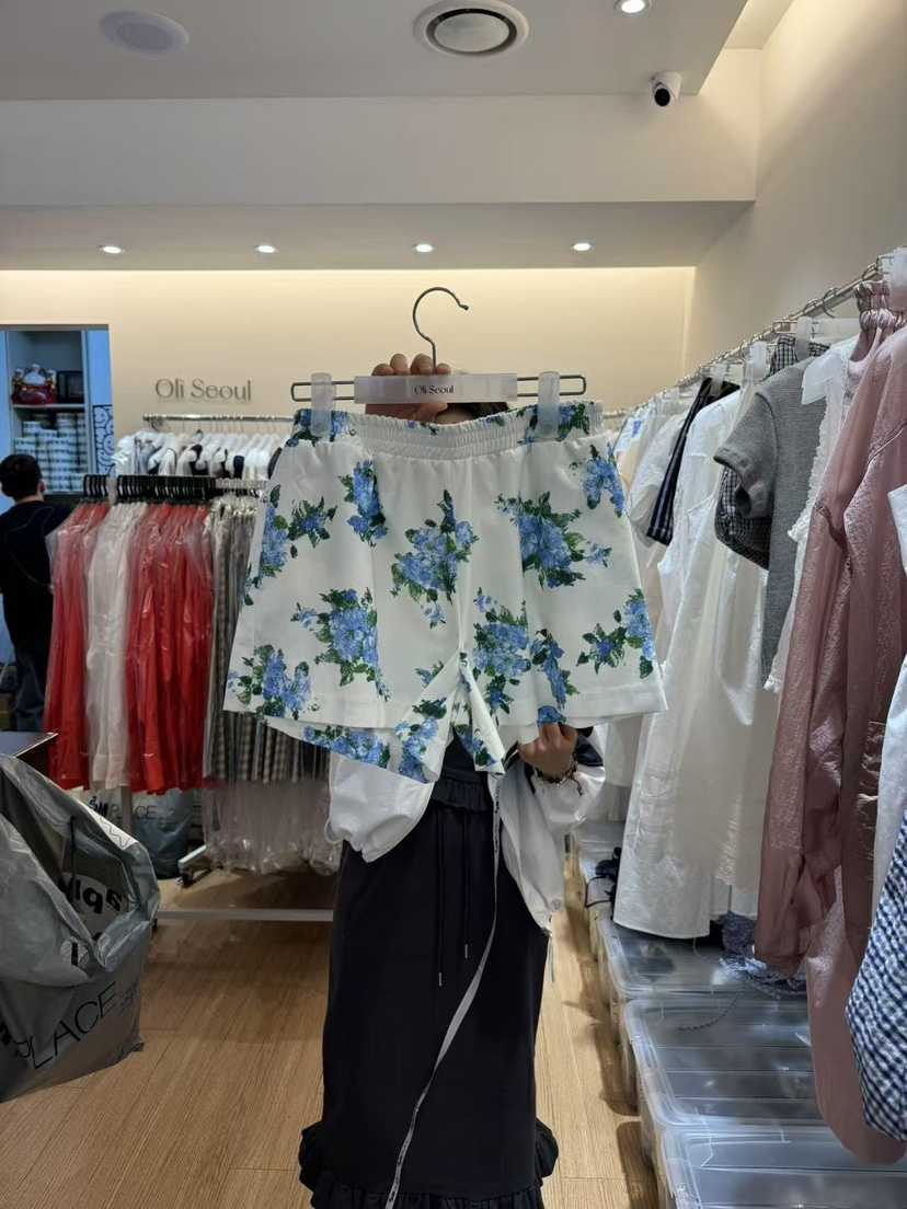 OLI SEOUL東大門實拍女裝新品25春夏熱賣推薦休閑時尚短褲OLI SEOUL短褲
