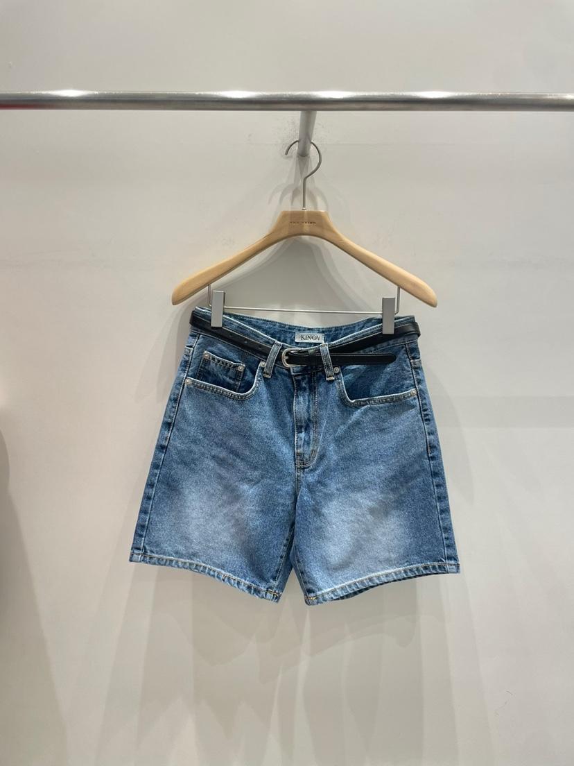 KINOA韓國代購女裝新品職業真品時尚休閑推薦人氣短褲不含腰帶KINOA短褲