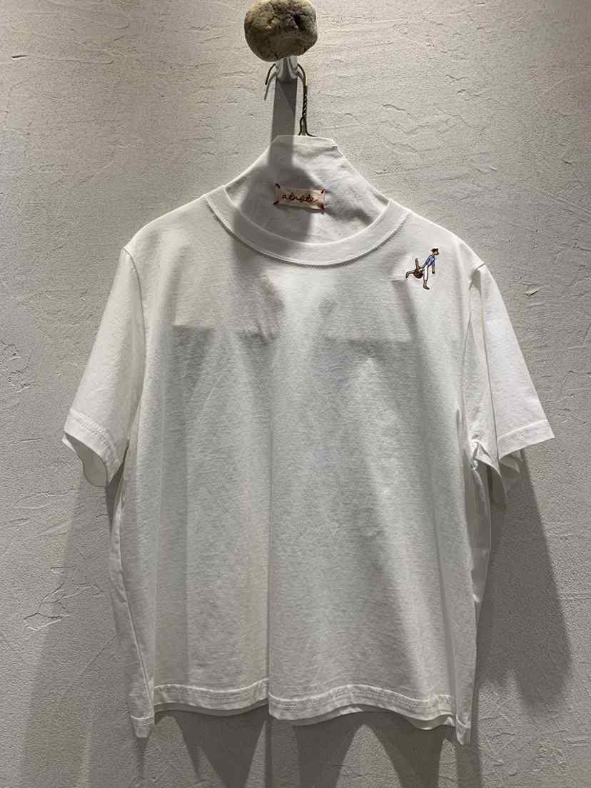 AT NOTE韓國直郵女士新款25春夏人氣推薦職業熱賣真品T恤刺繡AT NOTET恤