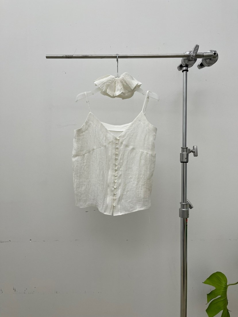 ATMOSPHERE韓國直郵女士新品休閑真品推薦職業吊帶背心含頭飾ATMOSPHERE/BLING吊帶/背心