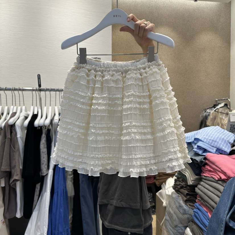 HEIL韓國㊣直郵東大門代購女裝新品熱賣25春夏休閑時尚短裙HEIL短裙