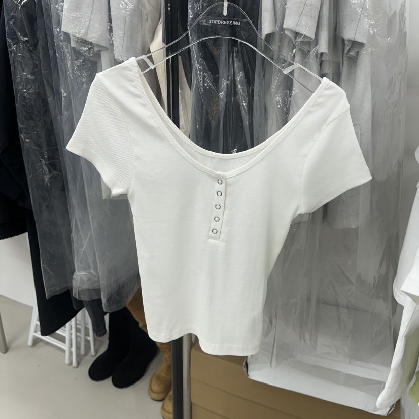TOPDRESSING直郵韓國代購㊣女裝新品人氣時尚推薦25春夏T恤TOPDRESSINGT恤