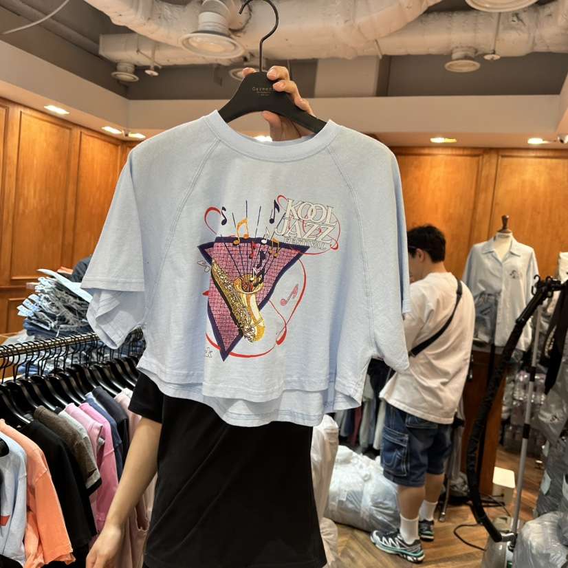 GARMENT-P韓國直郵㊣東大門實拍女裝新款25春夏熱賣人氣T恤GARMENTT恤
