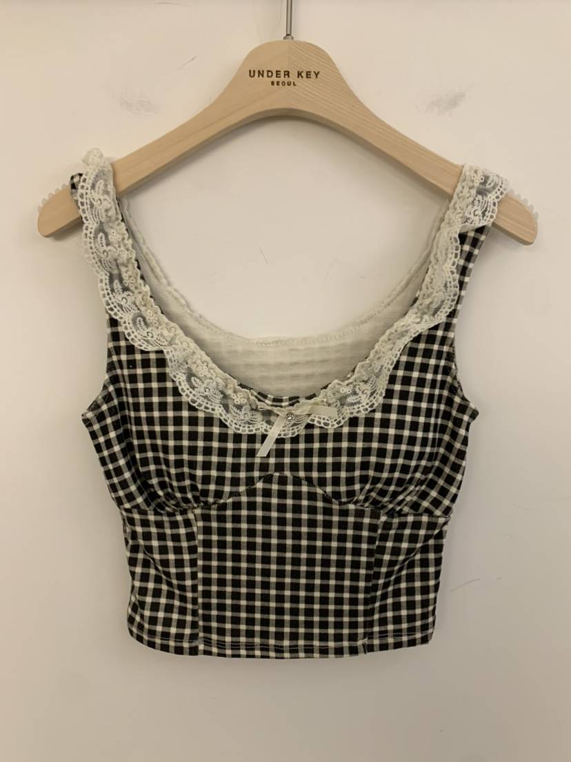 UNDER KEY韓國直郵㊣女裝新品25春夏人氣休閑時尚吊帶背心UNDER KEY吊帶/背心