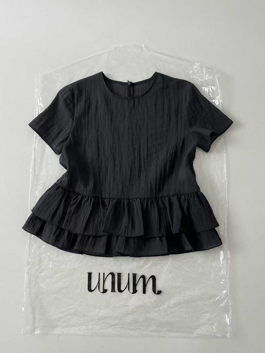 UNUSUALMARKET韓國直郵㊣女裝新品時尚25春夏推薦襯衫蕾絲衫UNUM-UNUSUAL MARKET襯衫/蕾絲衫