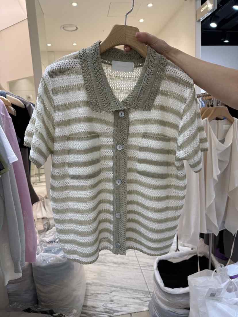 YIKHO STYLE韓國代購女裝新款真品25春夏休閑職業熱賣針織衫YIKHO STYLE針織衫