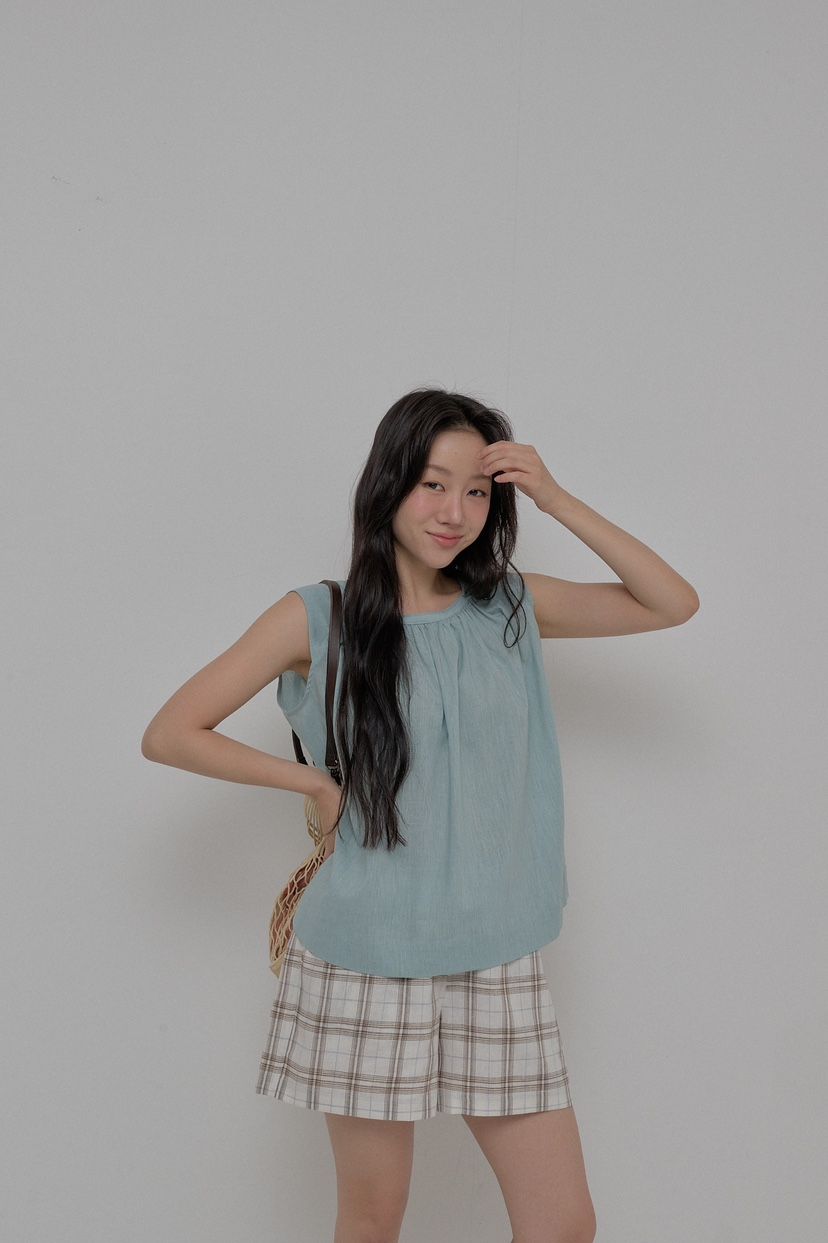 ATHEA東大門代購女裝新款時尚推薦25春夏職業襯衫蕾絲衫亞麻布ATHEA襯衫/蕾絲衫