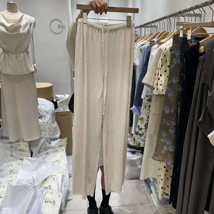 EN.U韓國代購女裝新款人氣真品職業熱賣25春夏推薦時尚休閑褲EN.U休閑褲