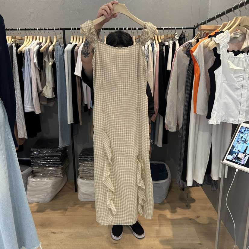 FLAMME TOIT韓國代購女士新品時尚人氣熱賣推薦真品連衣裙FLAMME TOIT連衣裙