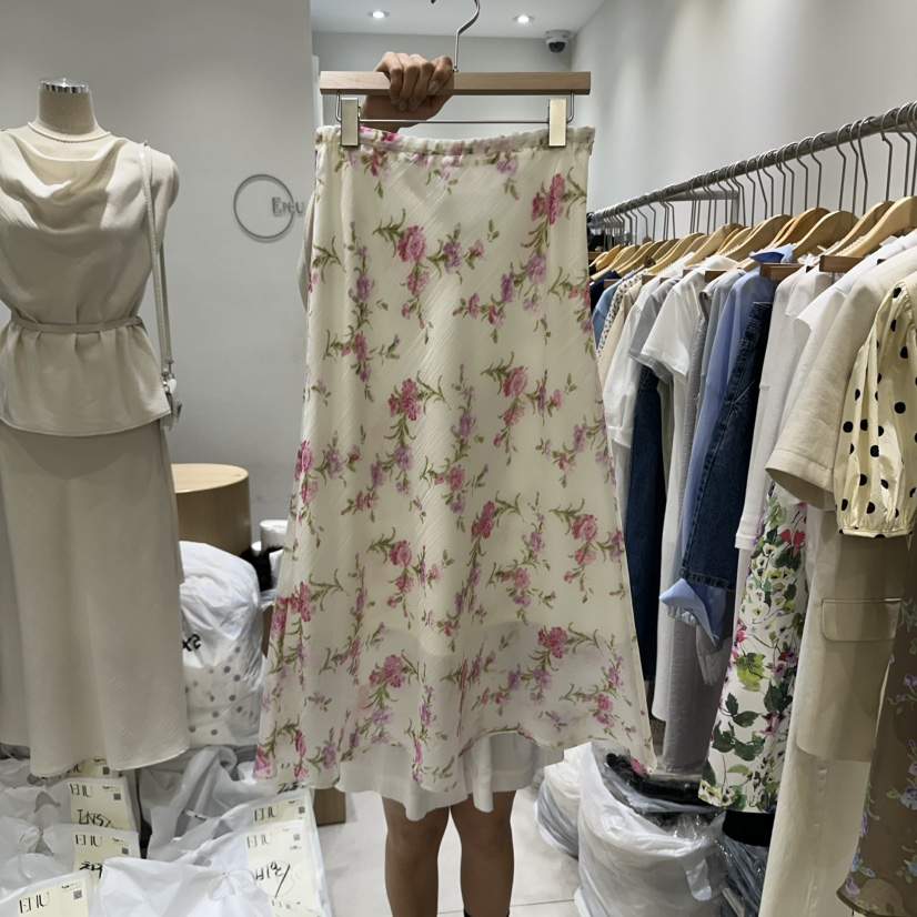 EN.U韓國直郵㊣女裝新品25春夏熱賣推薦休閑時尚人氣長裙EN.U長裙