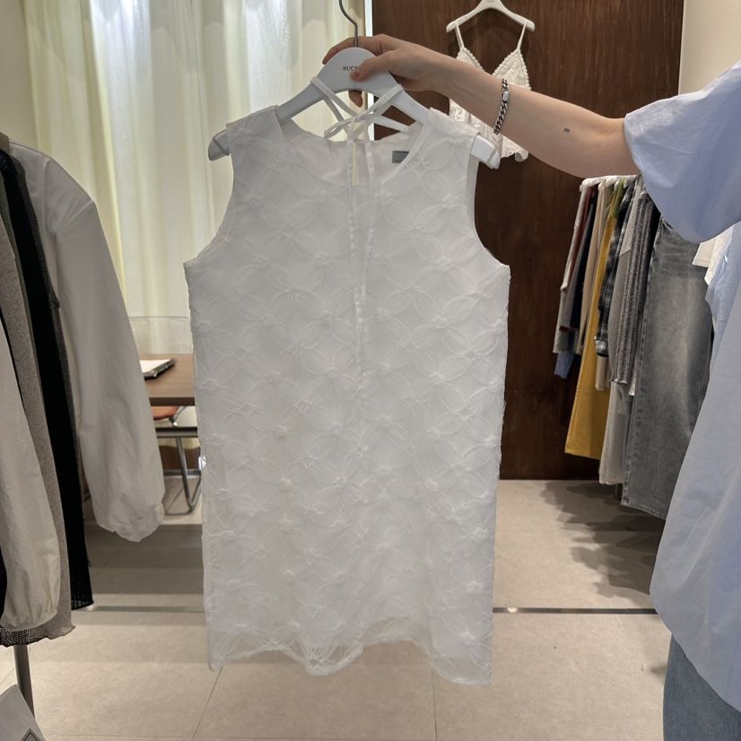 BUCKLE韓國代購女士新款真品推薦25春夏休閑職業連衣裙含腰繩BUCKLE連衣裙