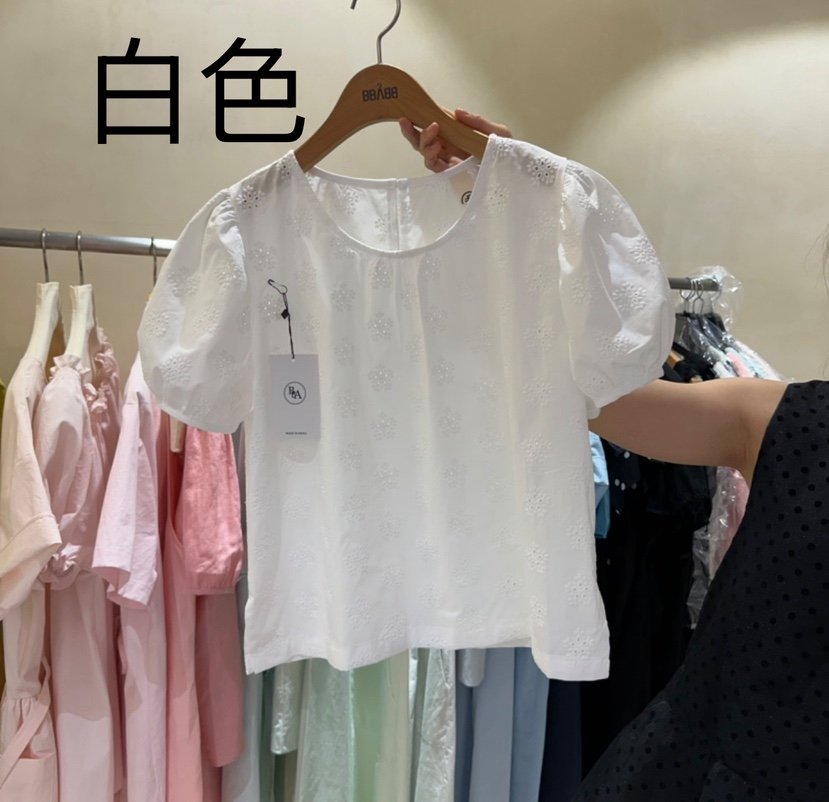 BBABBA-L韓國代購女士新款人氣職業時尚休閑推薦襯衫蕾絲衫BBABBA-L襯衫/蕾絲衫