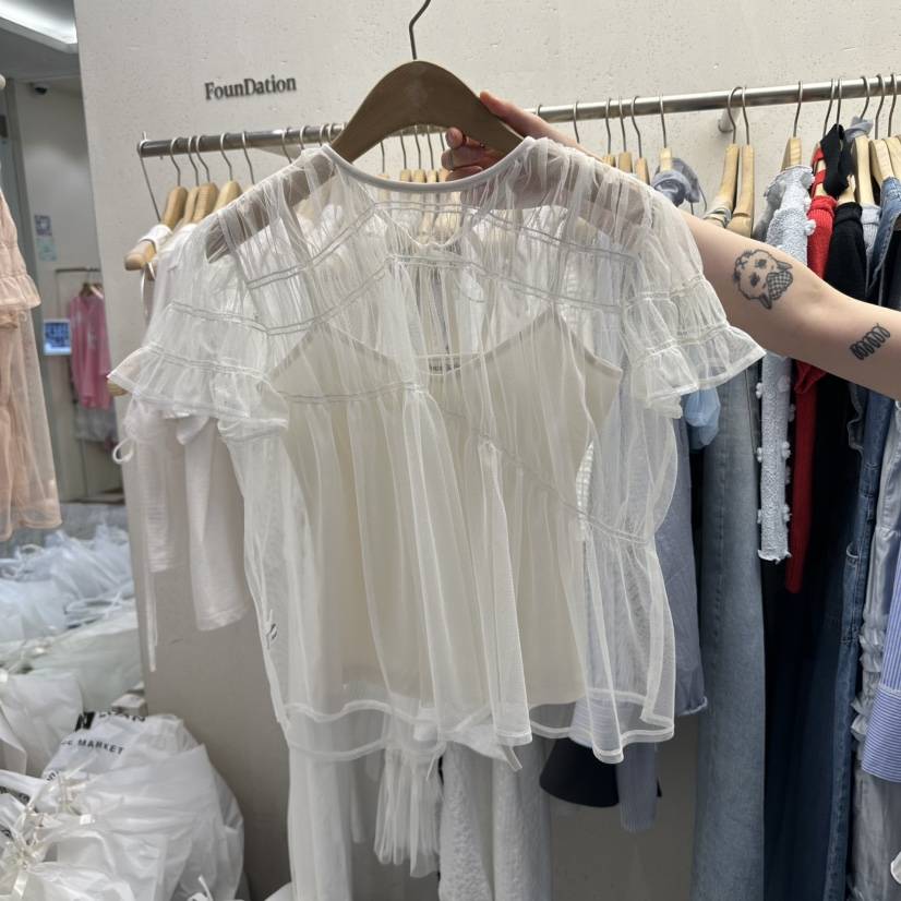 FOUNDATION東大門實拍女裝新品人氣熱賣25春夏休閑套裝兩件套FOUNDATION套裝