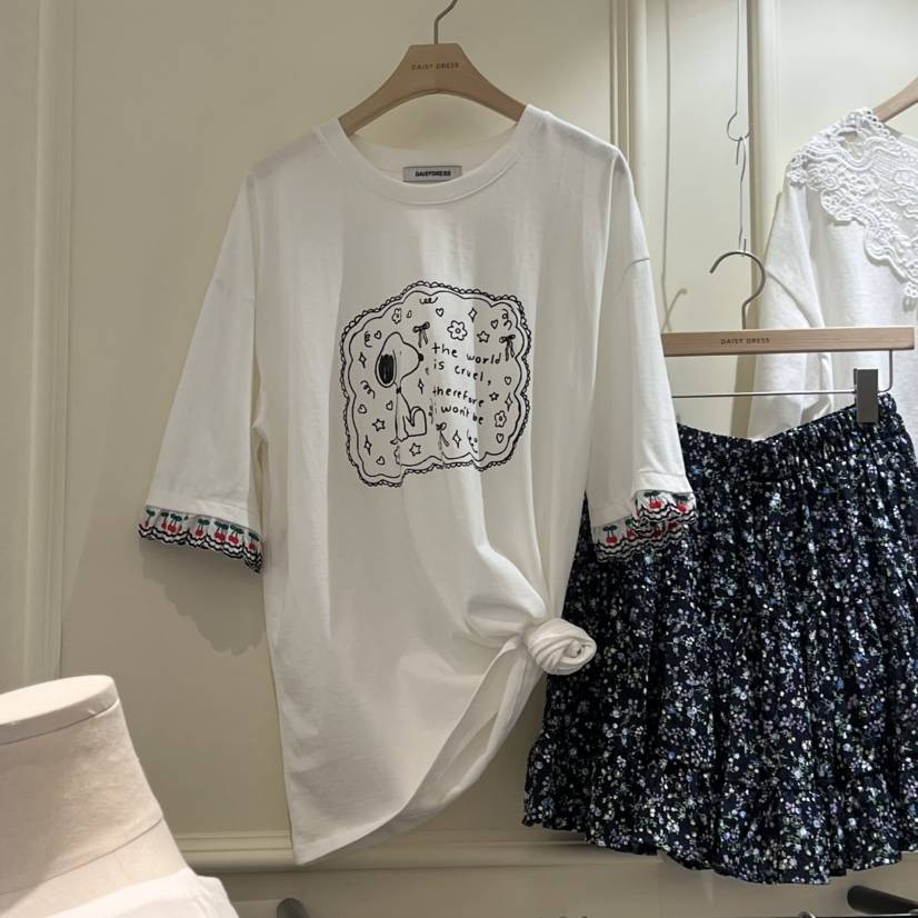 DAISY DRESS東大門直郵女裝新款職業推薦時尚25春夏真品T恤DAISY DRESST恤