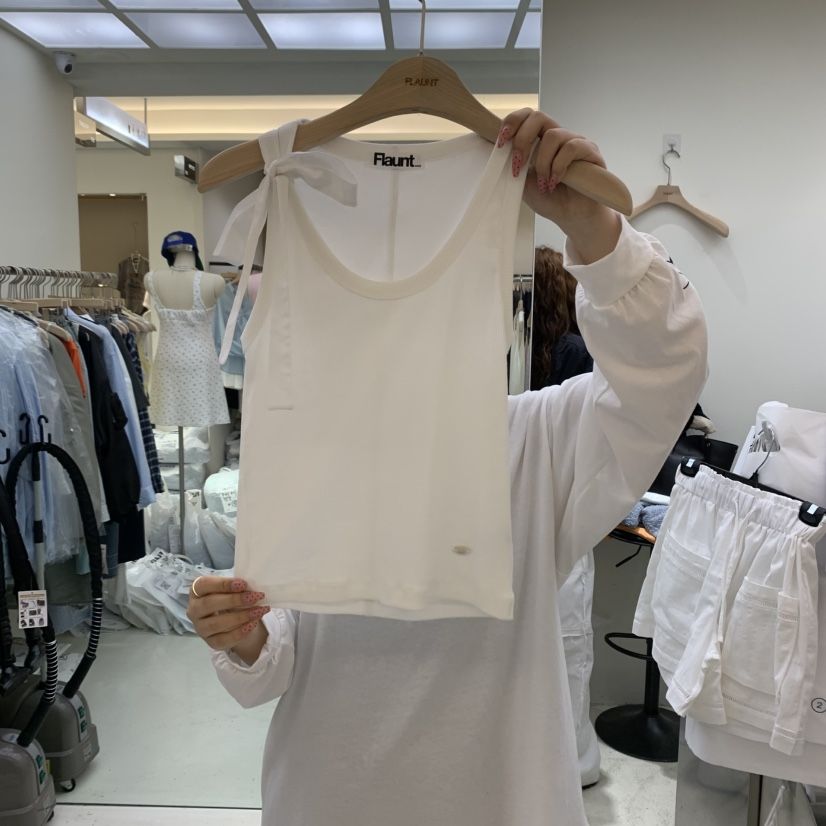 FLAUNT韓國㊣直郵東大門代購女裝新款休閑推薦人氣吊帶背心FLAUNT吊帶/背心
