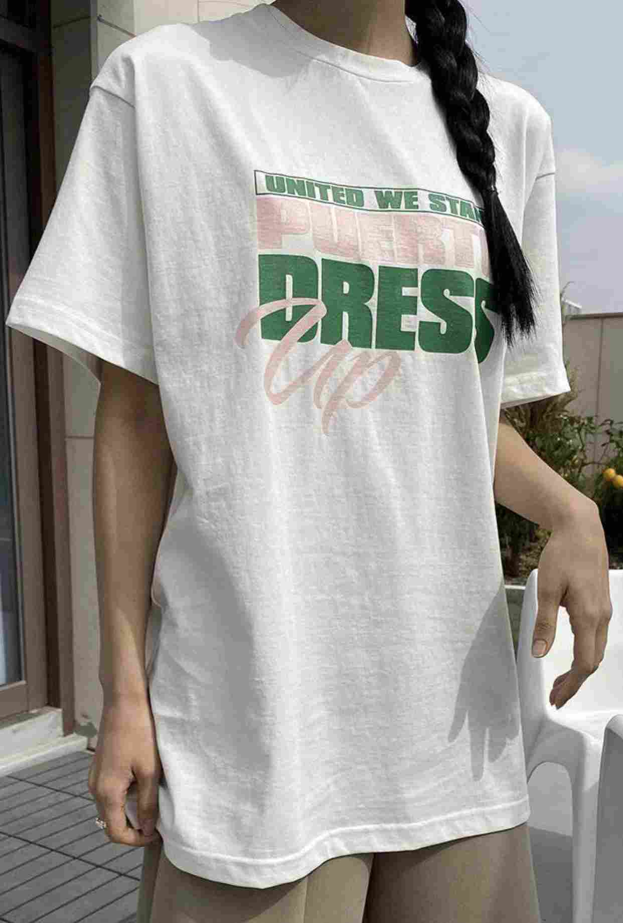 DRESS UP韓國直郵㊣女裝新品人氣推薦時尚休閑熱賣25春夏T恤DRESS UPT恤