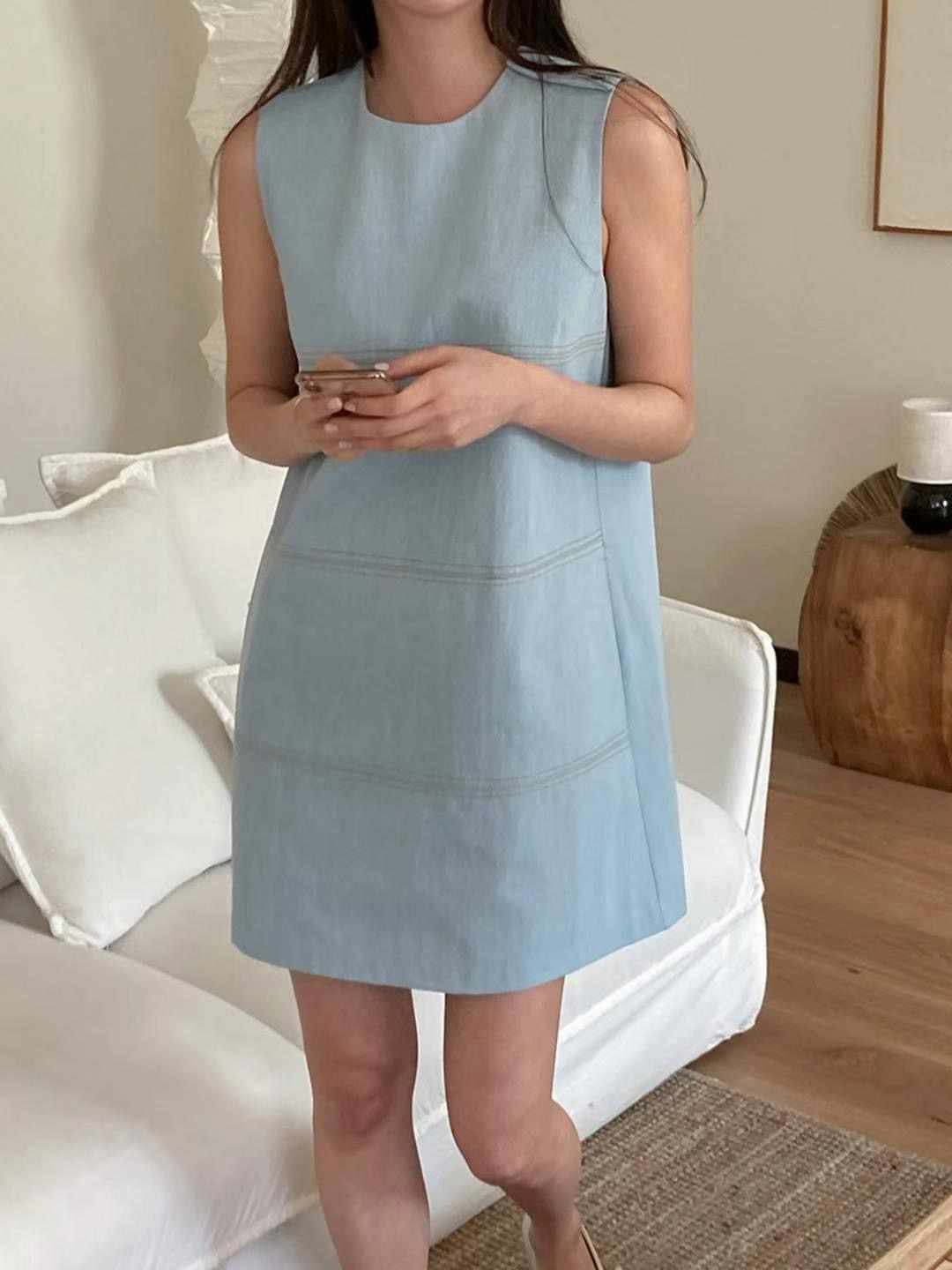 DRESS UP直郵韓國代購㊣女裝新款人氣熱賣休閑時尚推薦連衣裙DRESS UP連衣裙