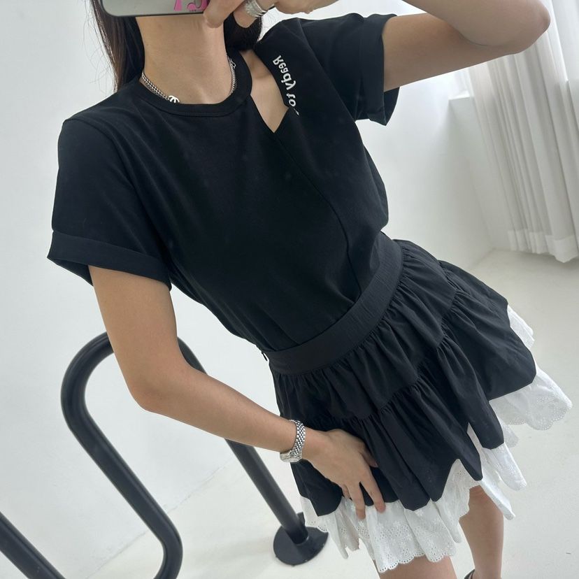MABEL-Q韓國直郵㊣女裝新品25春夏時尚熱賣休閑人氣推薦T恤SOUIT by mabel-QT恤