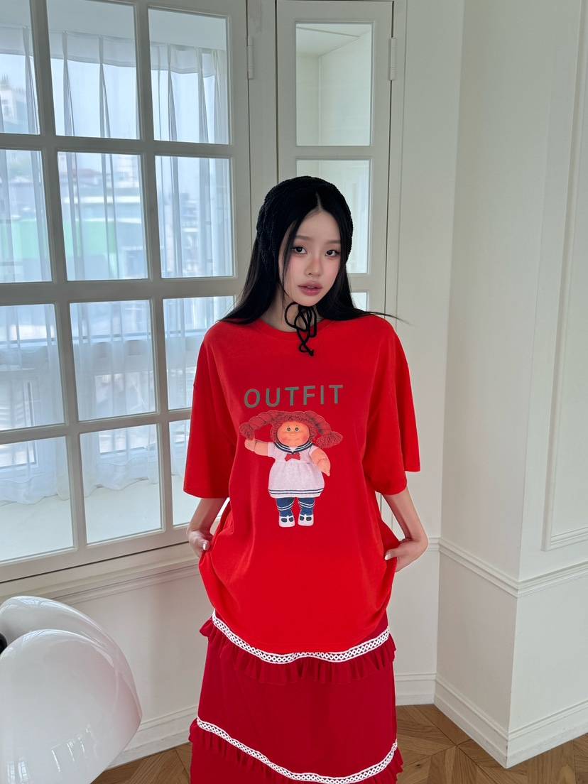 MAISONDEGLORY直郵韓國代購㊣女裝新款時尚推薦25春夏人氣T恤MAISON DE GLORYT恤