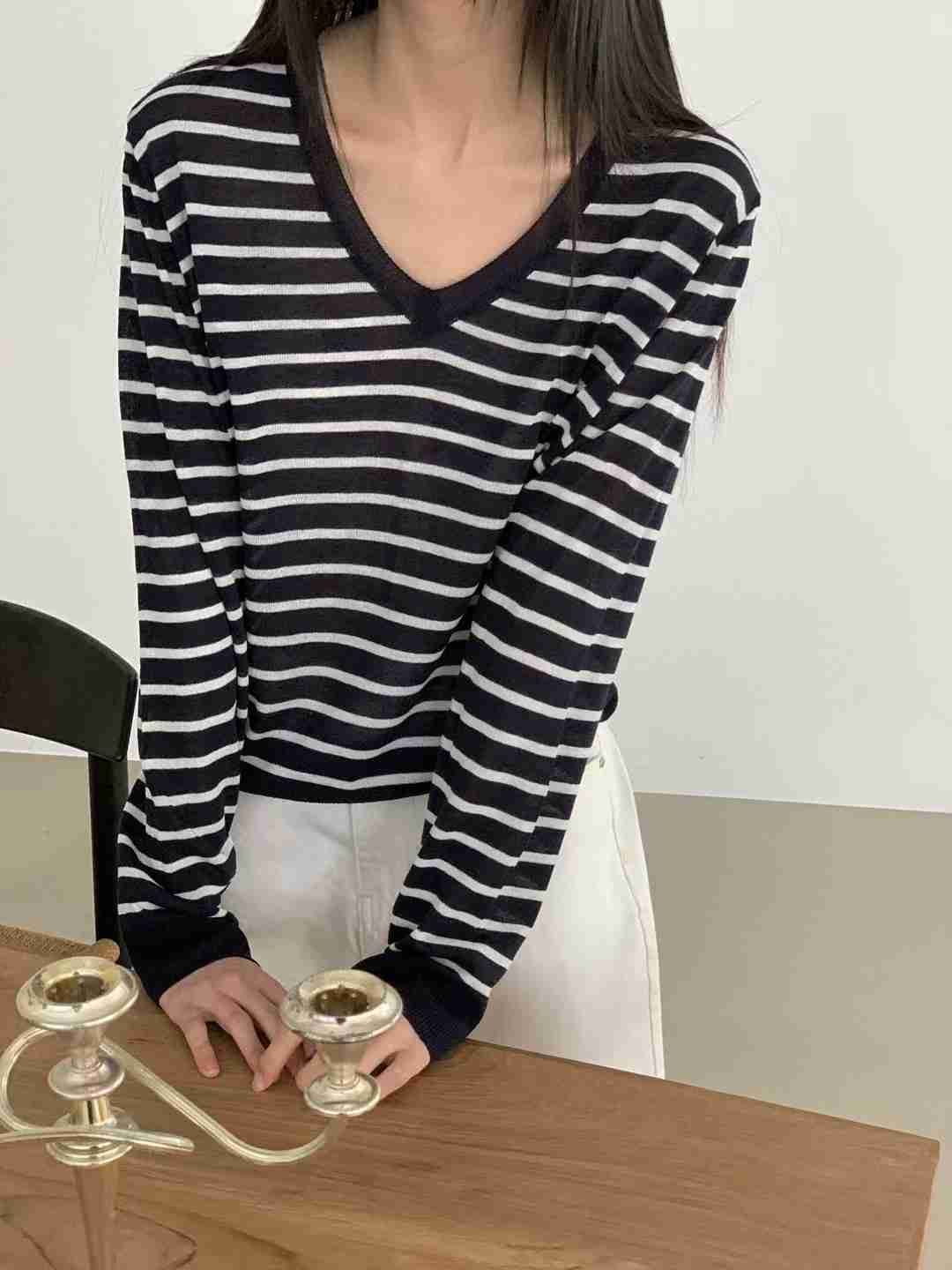 LURE直郵韓國代購㊣女裝新品休閑時尚人氣25春夏熱賣長袖T恤LURE長袖T恤