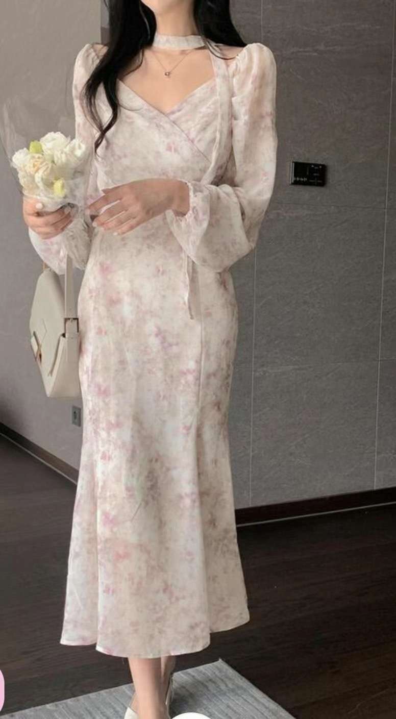 MELLO韓國直郵㊣女裝新品人氣熱賣休閑25春夏時尚推薦連衣裙MELLO連衣裙