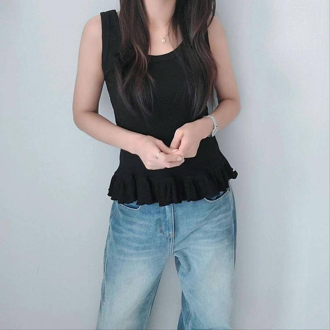 SSEN-쎈-T東大門直郵女士新款推薦真品25春夏時尚吊帶背心SSEN-쎈-T吊帶/背心