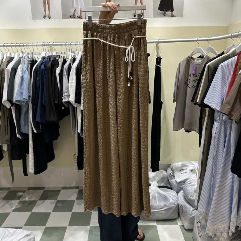 OREUM韓國代購女裝新品職業休閑推薦25春夏熱賣時尚人氣休閑褲OihEum休閑褲