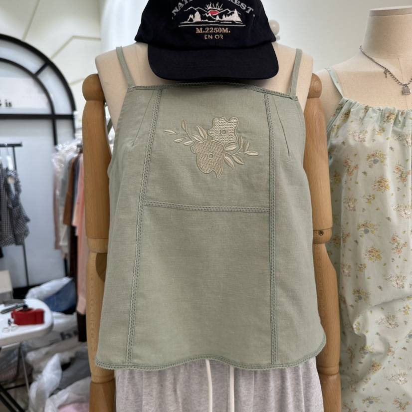 EGG IS東大門直郵女裝新款25春夏真品休閑職業推薦吊帶背心EGG IS吊帶/背心