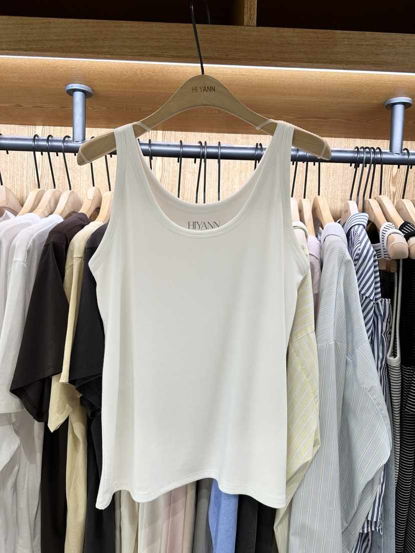 HI YANN東大門直郵女裝新品真品25春夏推薦職業熱賣吊帶背心HI YANN吊帶/背心