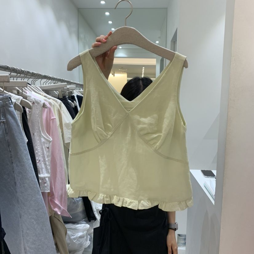 ASOME東大門代購女裝新款熱賣職業休閑時尚推薦25春夏吊帶背心A.SOME吊帶/背心