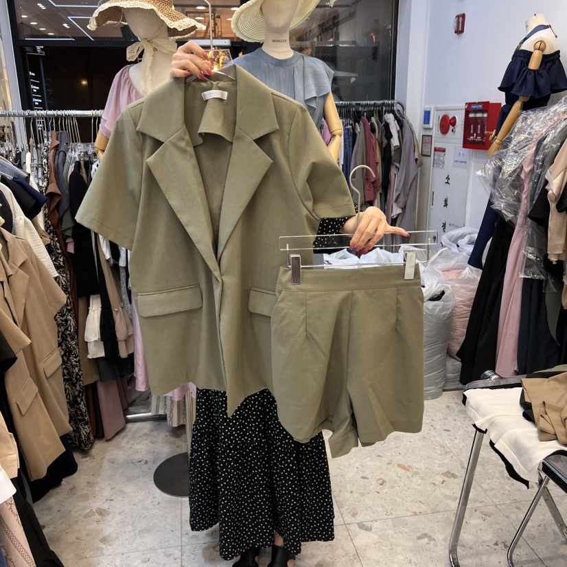 MARIGOLD東大門直郵女士新品職業真品熱賣人氣套裝亞麻布套裝MARIGOLD套裝