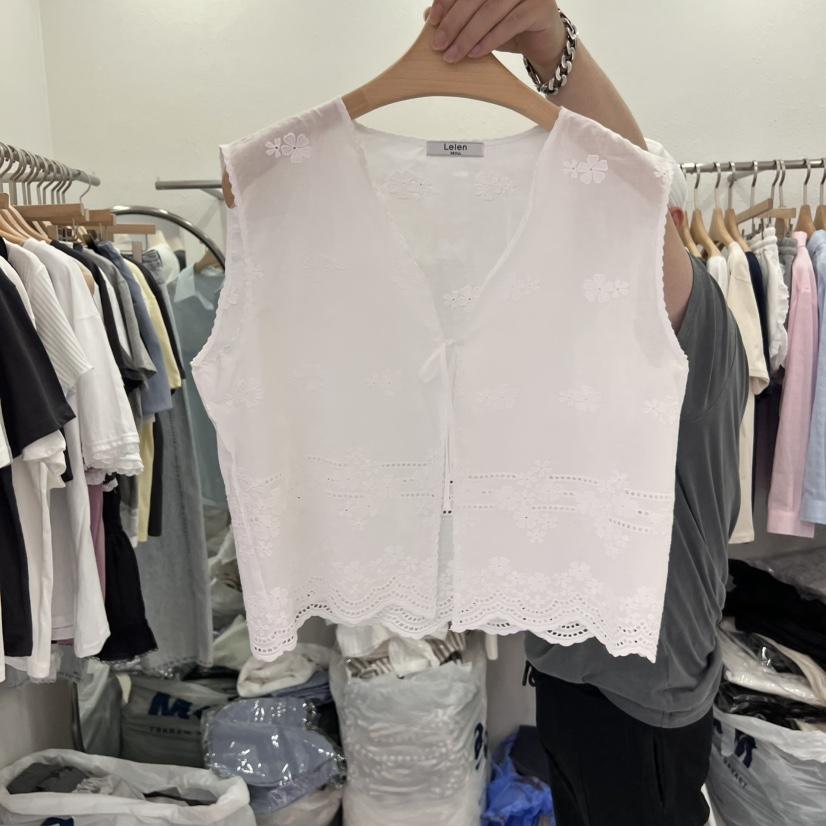 LELEN韓國代購女裝新品人氣時尚熱賣職業推薦真品25春夏馬甲LELEN馬甲