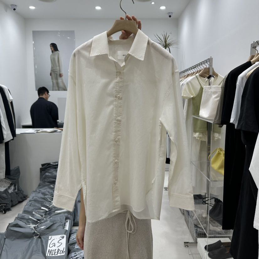 ARVE東大門實拍女裝新款休閑真品熱賣25春夏時尚襯衫蕾絲衫ARVE襯衫/蕾絲衫